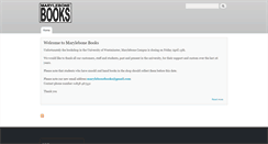 Desktop Screenshot of marylebonebooks.co.uk